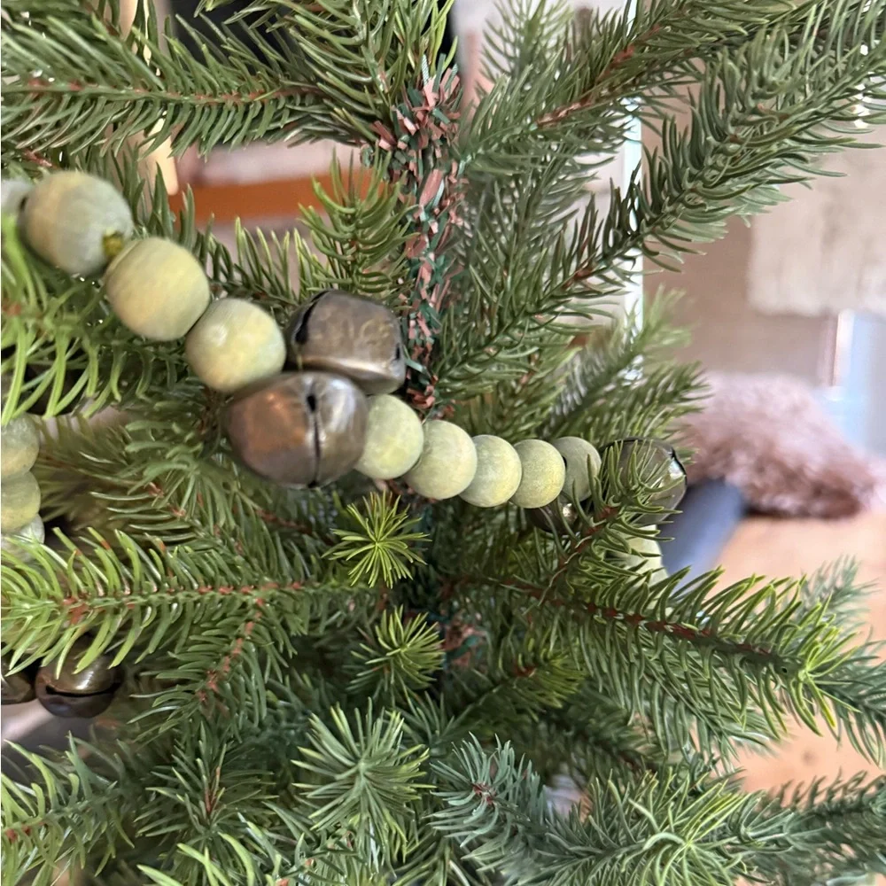 Creative Co-Op Green and Brown Holiday Garland
